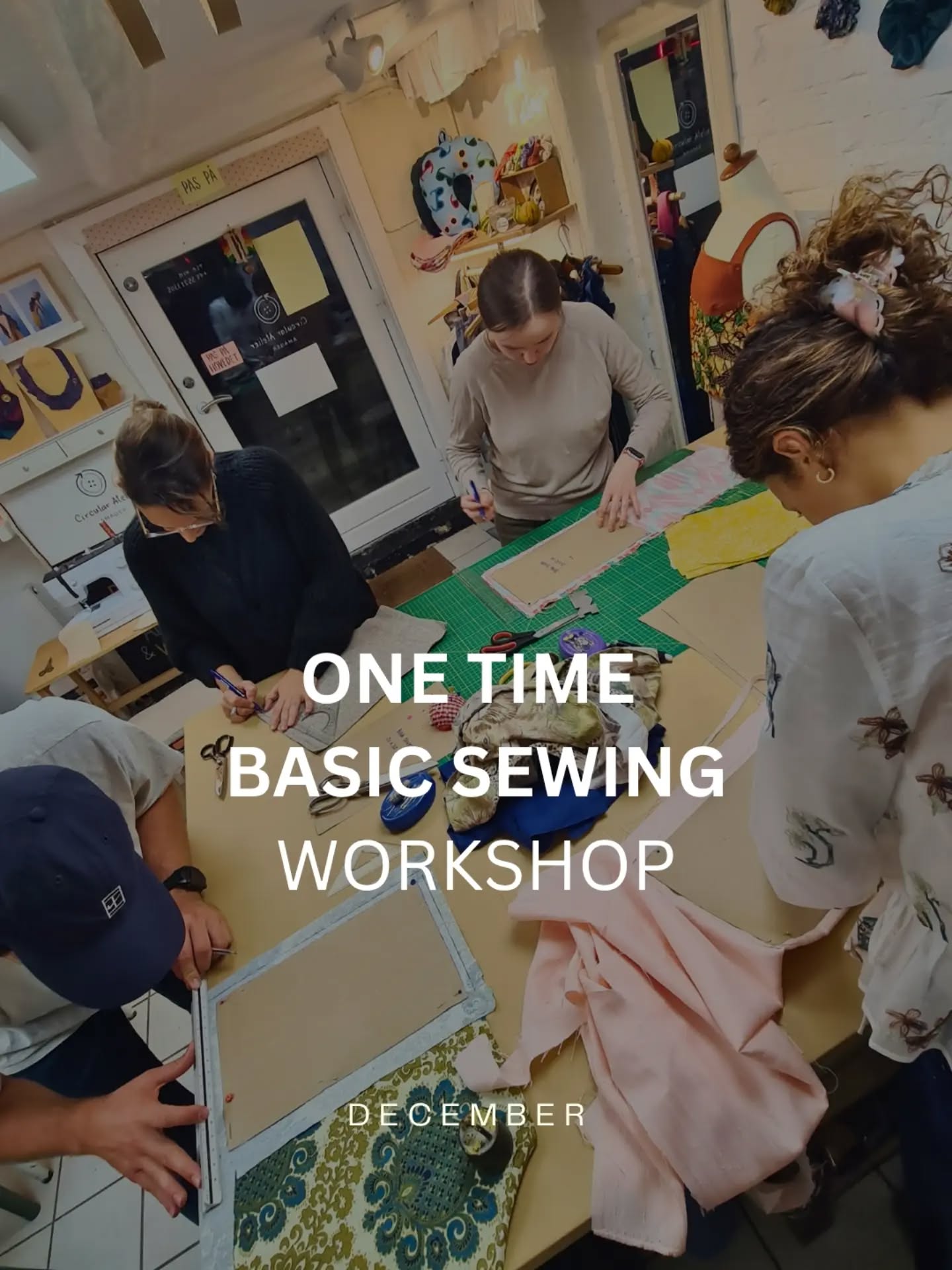 Last two dates for the 'Basic Sewing Workshop' of the 2026 💥

🔗 More info about the workshop on Circularatelier.dk 
💌 Contact me if you would like to join.

#getstartedwithsewing #circularatelieramager